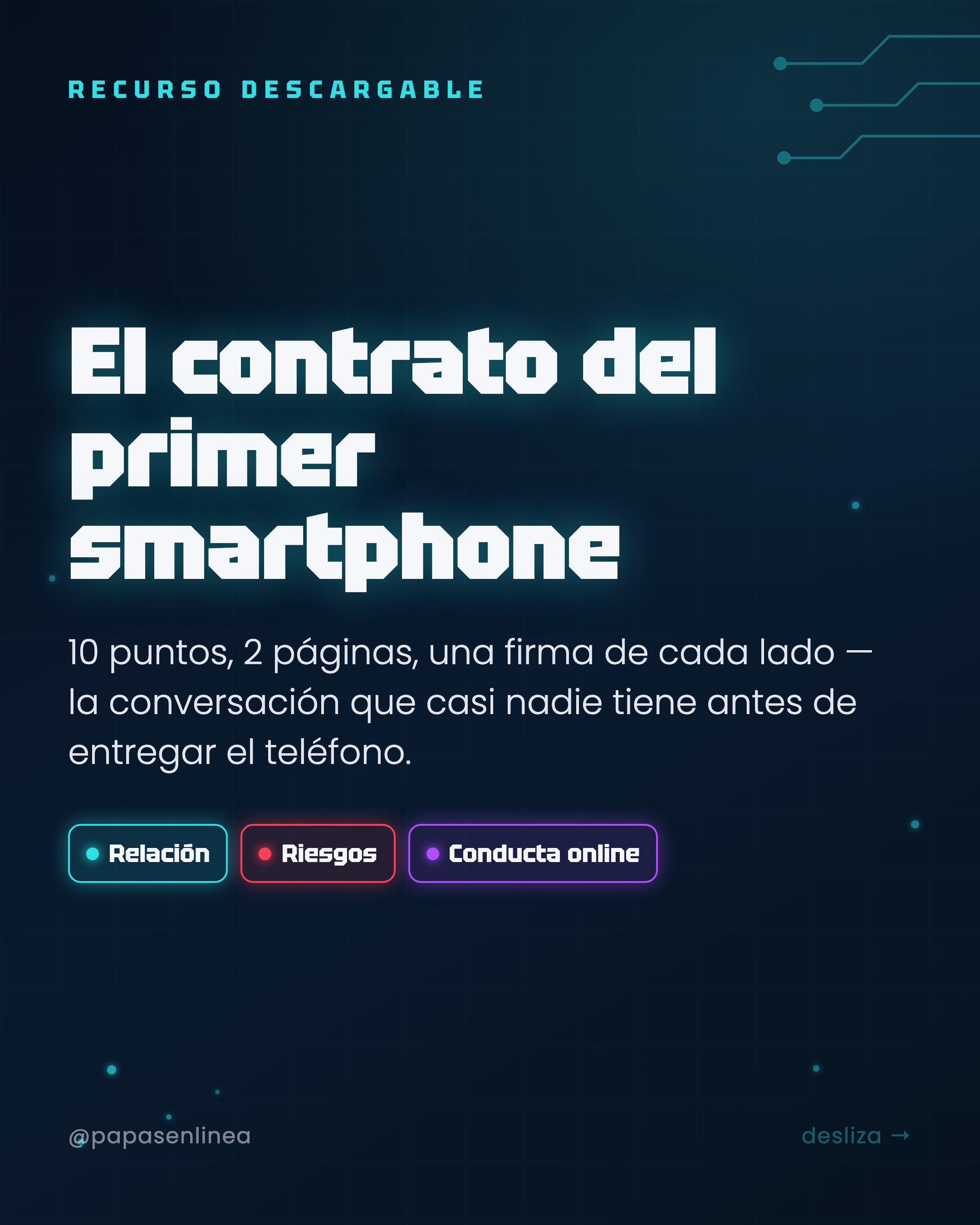 El contrato del primer smartphone — portada