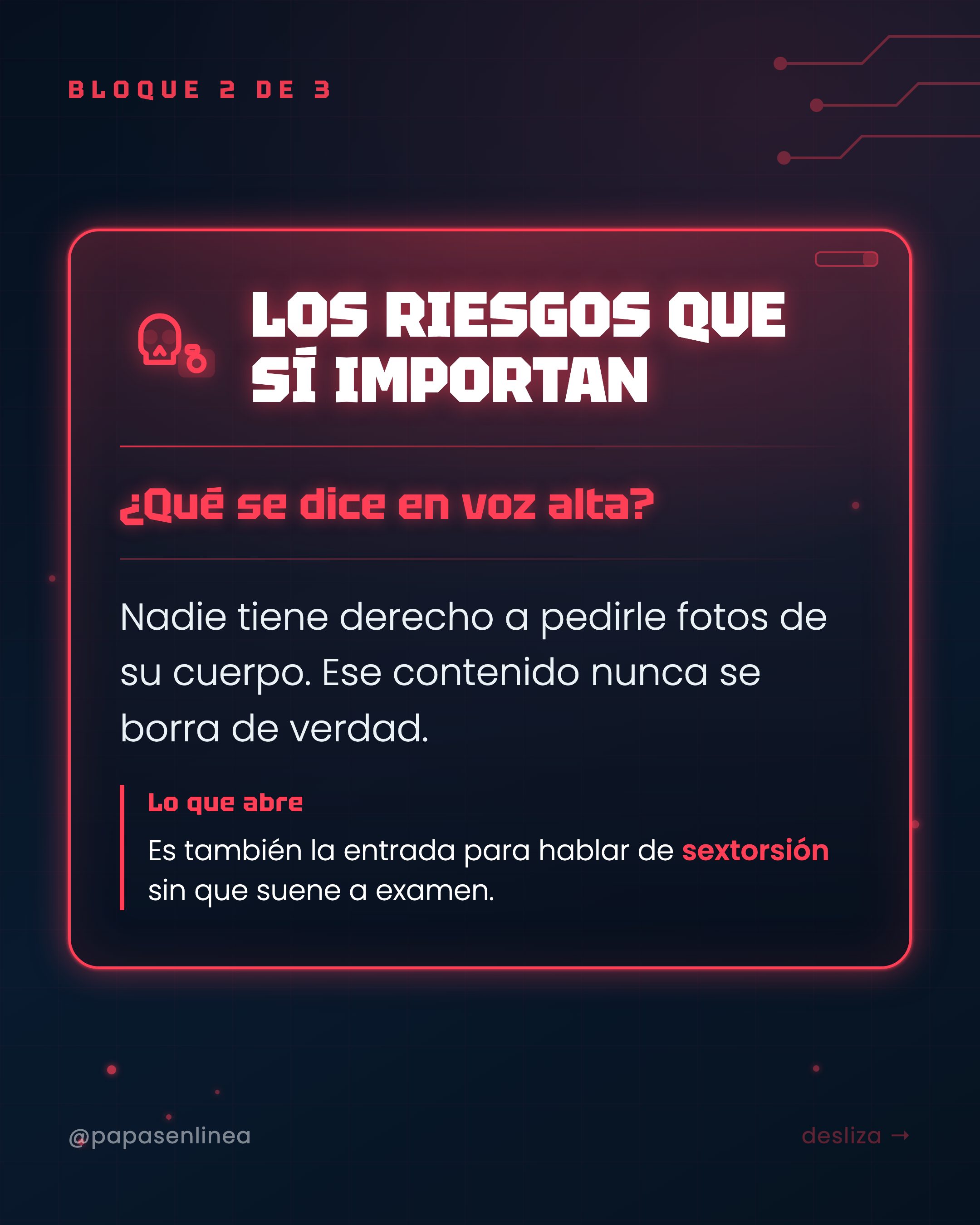 Bloque 2: los riesgos que sí importan